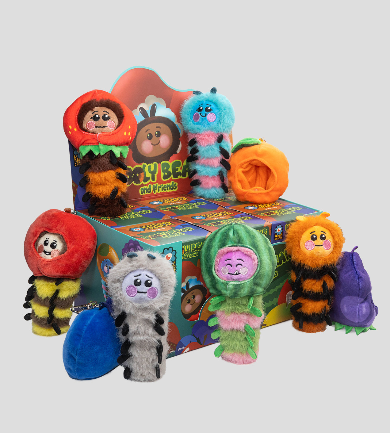 Wooly Bear and Friends Plush Keychain Blind Box