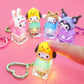 Sanrio Light-Up Collectible Peek Figure Keycap Keyring
