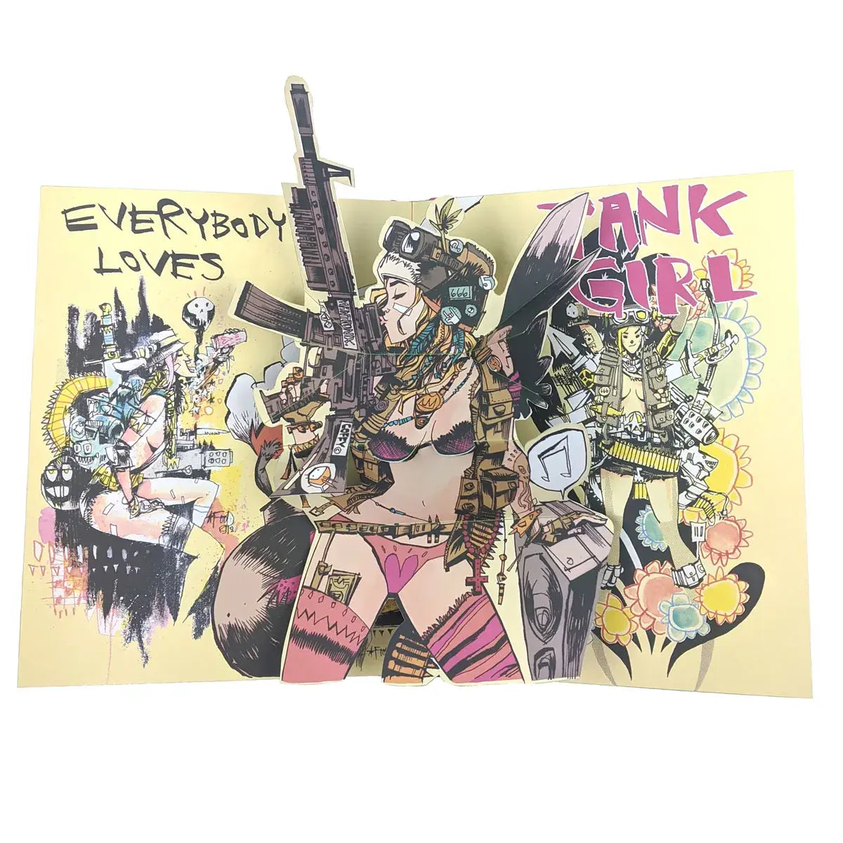 Jim Mahfood Pop Up Funk 3D Comic Art Pop Up Book