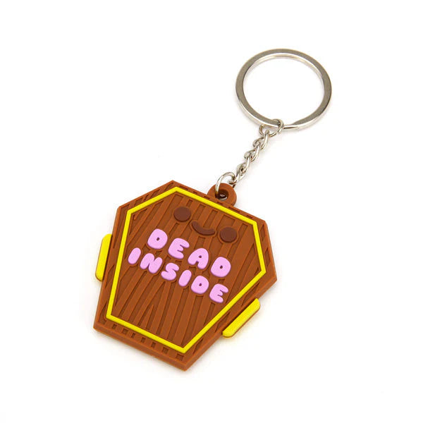 Dead Inside PVC Keychain