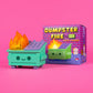 8-Bit Dumpster Fire Vinyl Figure