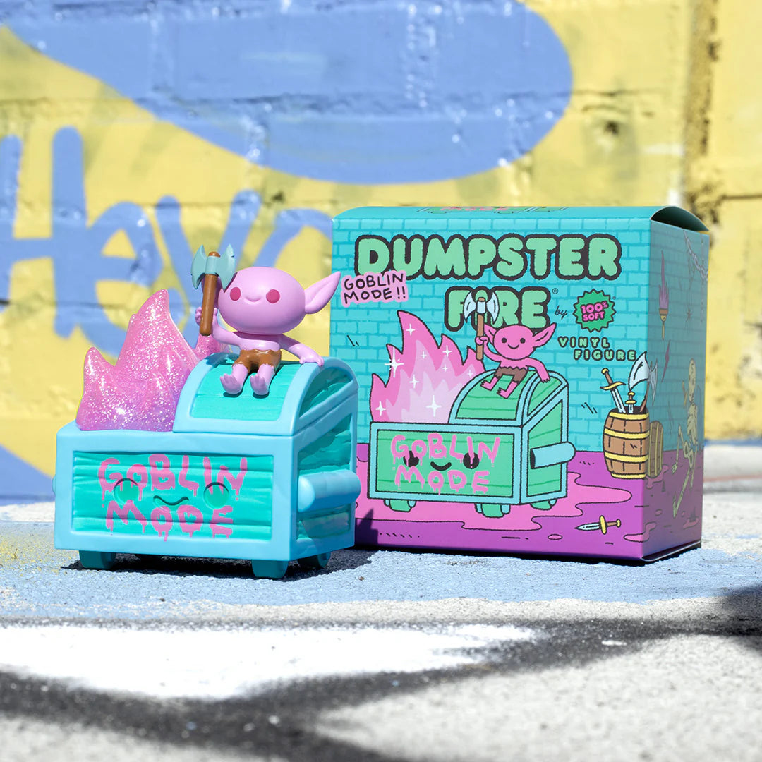 Wizard of Barge Dumpster Fire Vinyl Figure - Goblin Mode Edition