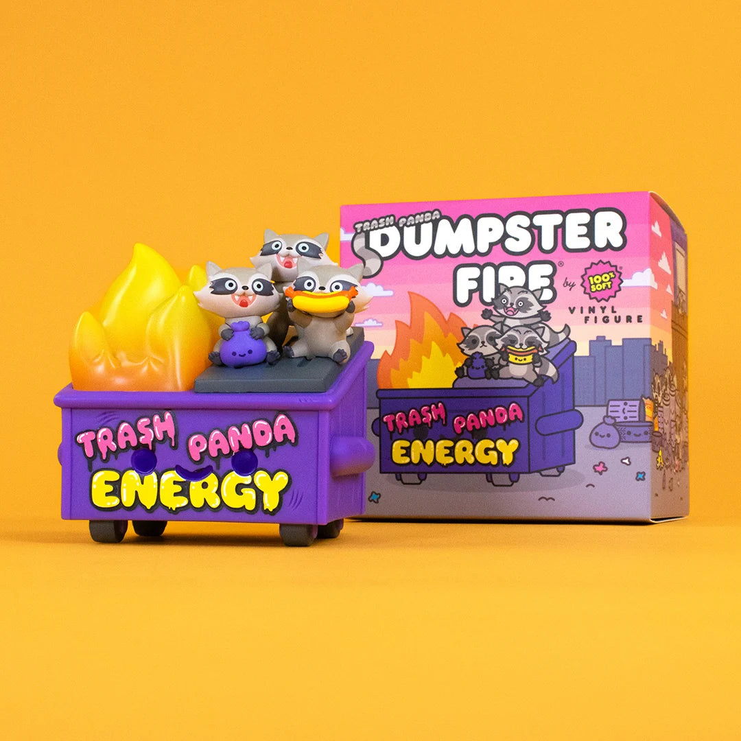Dumpster Fire - Trash Panda Energy Vinyl Figure