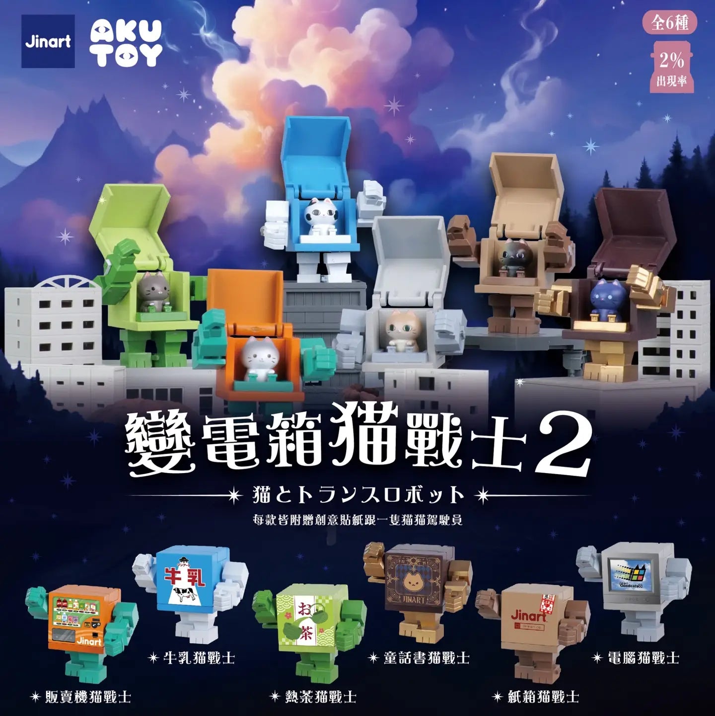 Transformer Cats Vol.2 Blind Box-6
