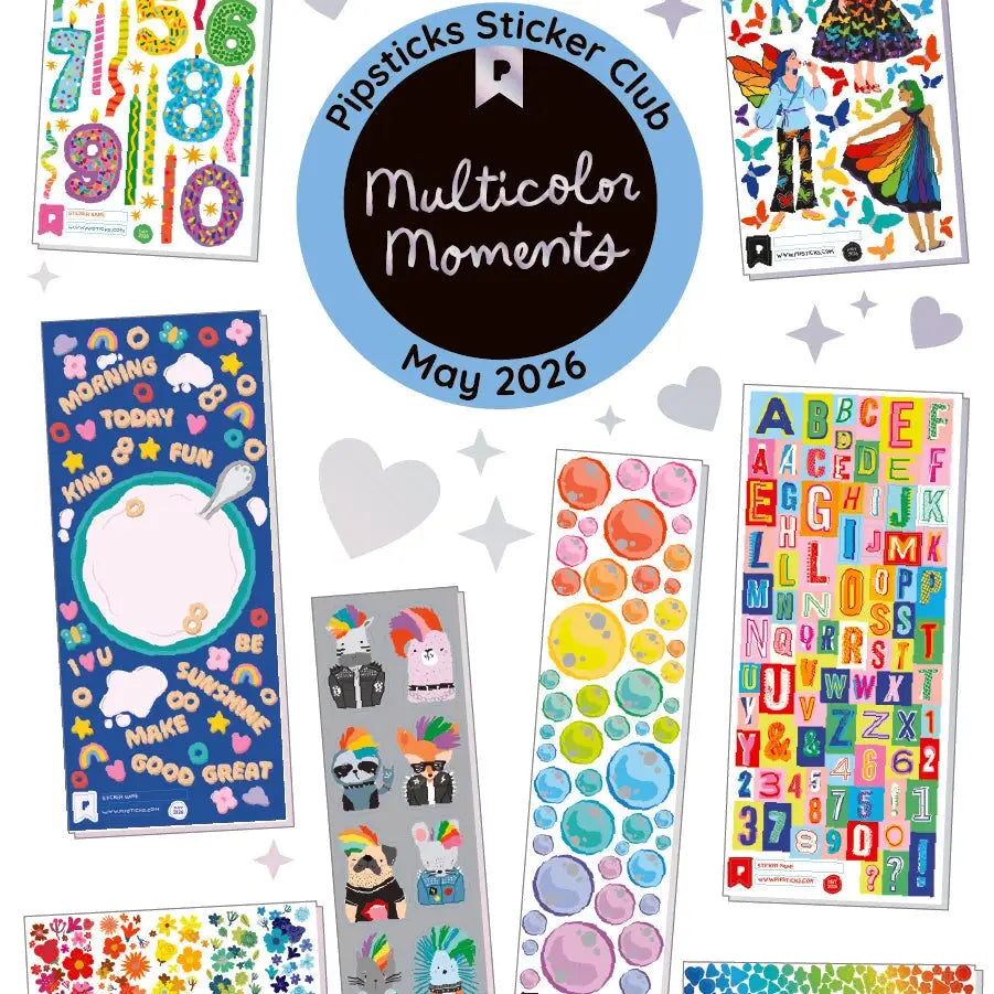 May 2026 Sticker Collections: Pro Multicolor Moments
